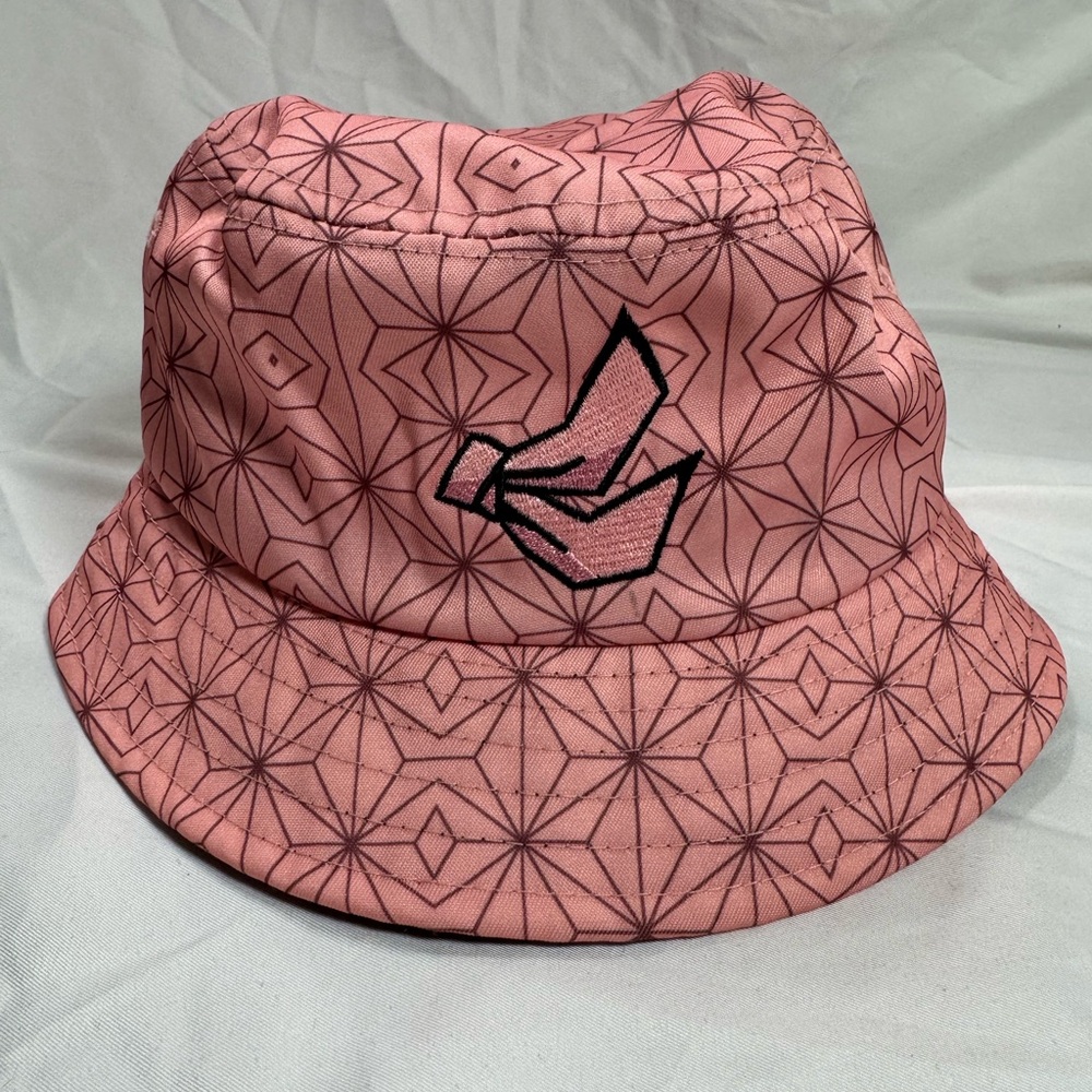 Demon Slayer Koyoharu Bucket Hat Geometric Pink